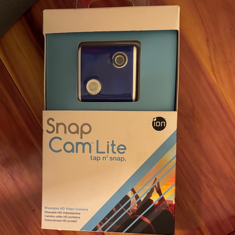 SnapCam Lite Blue Wearable HD Video Camera